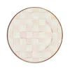 Mackenzie-childs Rosy Check Enamel Charger Plate