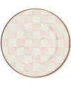 Mackenzie-childs Rosy Check Enamel Charger Plate In No Color