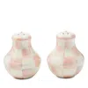 Mackenzie-childs Rosy Check Small Salt & Pepper Shakers