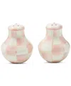 Mackenzie-childs Rosy Check Small Salt & Pepper Shakers In No Color