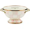 Mackenzie-childs Mackenzie Childs Rosy Check Small Colander In Pink