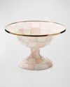 Mackenzie-childs Mocha Check Small Compote Bowl