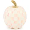 Mackenzie-childs Mackenzie Childs Rosy Check Small Pumpkin In Pink