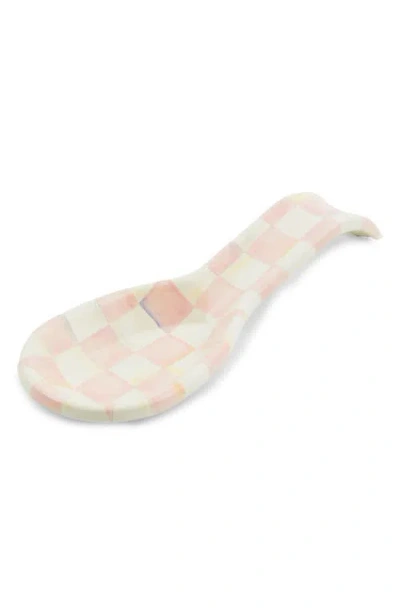 MACKENZIE-CHILDS MACKENZIE CHILDS ROSY CHECK SPOON REST