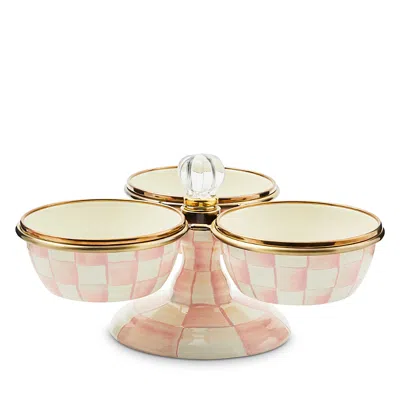 Mackenzie-childs Rosy Check Triplicity In Pink