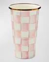 Mackenzie-childs Rosy Check Tumbler
