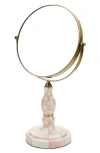 Mackenzie-childs Mackenzie Childs Rosy Check® Vanity Mirror In Pink