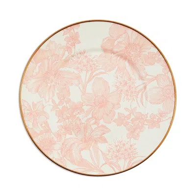 MACKENZIE-CHILDS MACKENZIE-CHILDS ROSY ENGLISH GARDEN ENAMEL SALAD/DESSERT PLATE