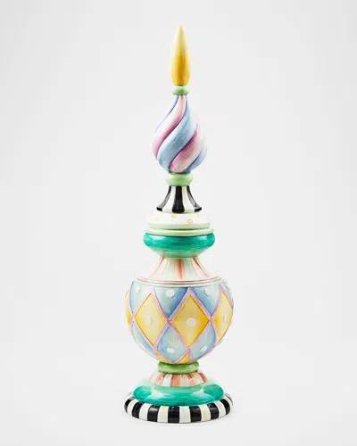 Mackenzie-childs Rosy Meadow Short Finial In Multi