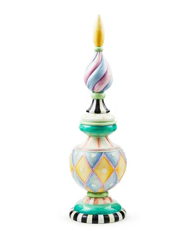 MACKENZIE-CHILDS ROSY MEADOW SHORT FINIAL