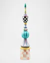 Mackenzie-childs Rosy Meadow Tall Finial