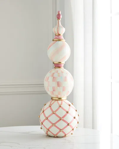 Mackenzie-childs Rosy Tabletop Finial, 32" In Pink