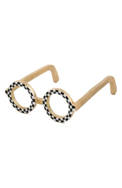 Mackenzie-childs Mackenzie Childs Round Eye Glasses Decor In Neutral