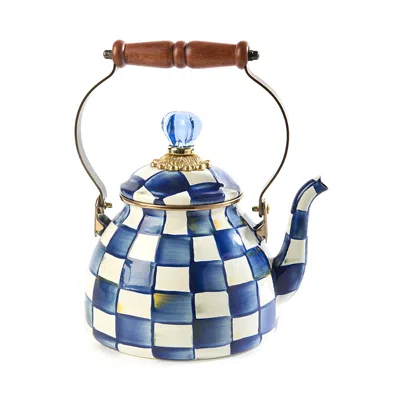 MACKENZIE-CHILDS MACKENZIE-CHILDS ROYAL CHECK 2-QUART TEA KETTLE