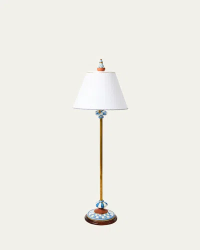 Mackenzie-childs Royal Check Atelier Floor Lamp In Multi