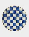 Mackenzie-childs Royal Check Dinner Plate