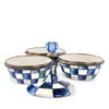 Mackenzie-childs Royal Check Triplicity In Blue