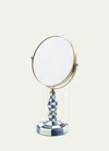 Mackenzie-childs Royal Check Enamel Vanity Mirror
