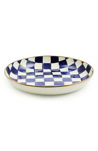 Mackenzie-childs Mackenzie Childs Royal Check Enameled Steel Abundant Bowl In Multi