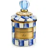 Mackenzie-childs Mackenzie Childs Royal Check Enameled Steel Canister In Blue