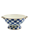 Mackenzie-childs Mackenzie Childs Royal Check Enameled Steel Almost Everything Bowl