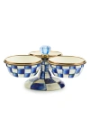 Mackenzie-childs Royal Check Triplicity In Blue