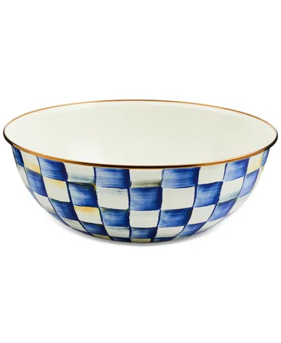 MACKENZIE-CHILDS ROYAL CHECK EXTRA-LARGE EVERYDAY BOWL, 192-OZ.