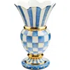 Mackenzie-childs Mackenzie Childs Royal Check Great Ceramic Vase