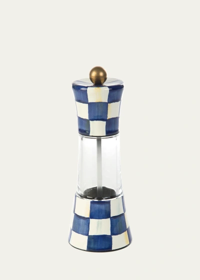 Mackenzie-childs Royal Check Grinder In Blue