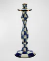 Mackenzie-childs Royal Check Large Candlestick