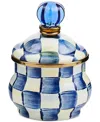 Mackenzie-childs Royal Check Lidded Sugar Bowl In No Color