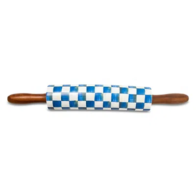 Mackenzie-childs Royal Check Rolling Pin In Multi
