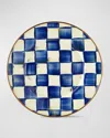 Mackenzie-childs Royal Check Dinner Plate