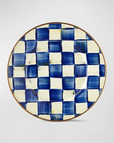 MACKENZIE-CHILDS ROYAL CHECK SALAD/DESSERT PLATE,PROD230570079