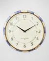 Mackenzie-childs Mackenzie Childs Royal Check School Wall Clock