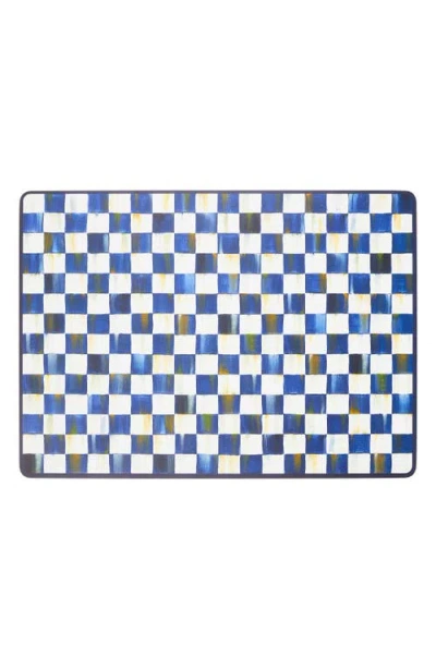 MACKENZIE-CHILDS MACKENZIE CHILDS ROYAL CHECK SET OF 4 PLACEMATS
