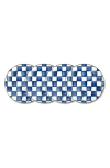 Mackenzie-childs Mackenzie Childs Royal Check Set Of 4 Salad Plates In Blue