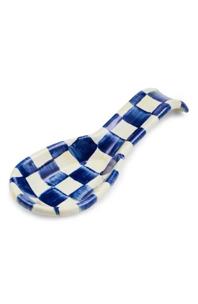 MACKENZIE-CHILDS MACKENZIE CHILDS ROYAL CHECK SPOON REST