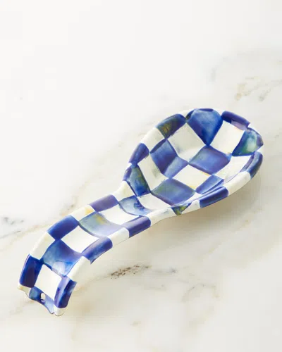 MACKENZIE-CHILDS ROYAL CHECK SPOON REST,PROD216920307