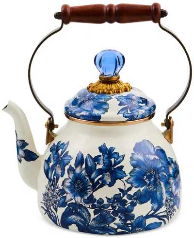 MACKENZIE-CHILDS ROYAL ENGLISH GARDEN 2-QT. TEA KETTLE