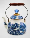 Mackenzie-childs Mackenzie Childs Royal English Garden Enameled Steel 2-quart Tea Kettle