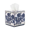 Mackenzie-childs Royal English Garden Boutique Tissue Box Cover In Blue