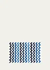 Mackenzie-childs Royal Zig Zag Bath Rug, Large