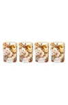 Mackenzie-childs Mackenzie Childs Set Of 4 Wild Rose Tumblers In Multi