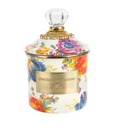 MACKENZIE-CHILDS SMALL FLOWER MARKET CANISTER