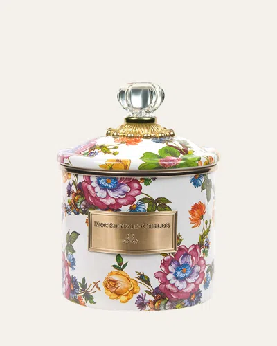 MACKENZIE-CHILDS SMALL FLOWER MARKET CANISTER
