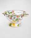Mackenzie-childs Small Flower Market Colander In White