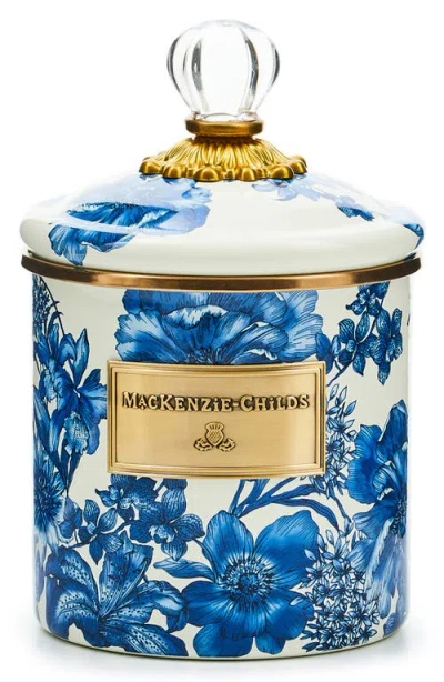 Mackenzie-childs Mackenzie Childs Small Royal English Canister In Blue
