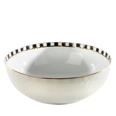 Mackenzie-childs Soho Serving Bowl In Cloud