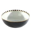 Mackenzie-childs Soho Serving Bowl In Midnight